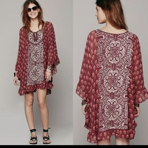 Free People Marla Dreams Dress , XS , Oversized, EUC - Picture 1 of 6
